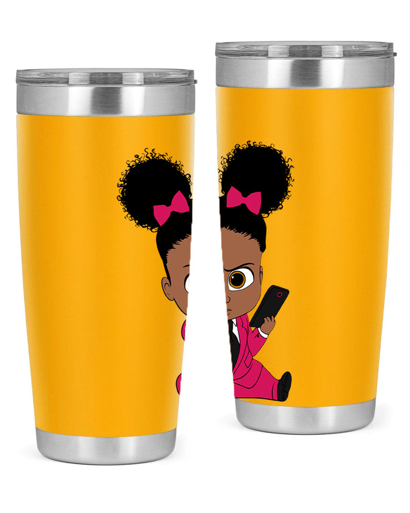 Black girl style 3#- women-girls- Tumbler