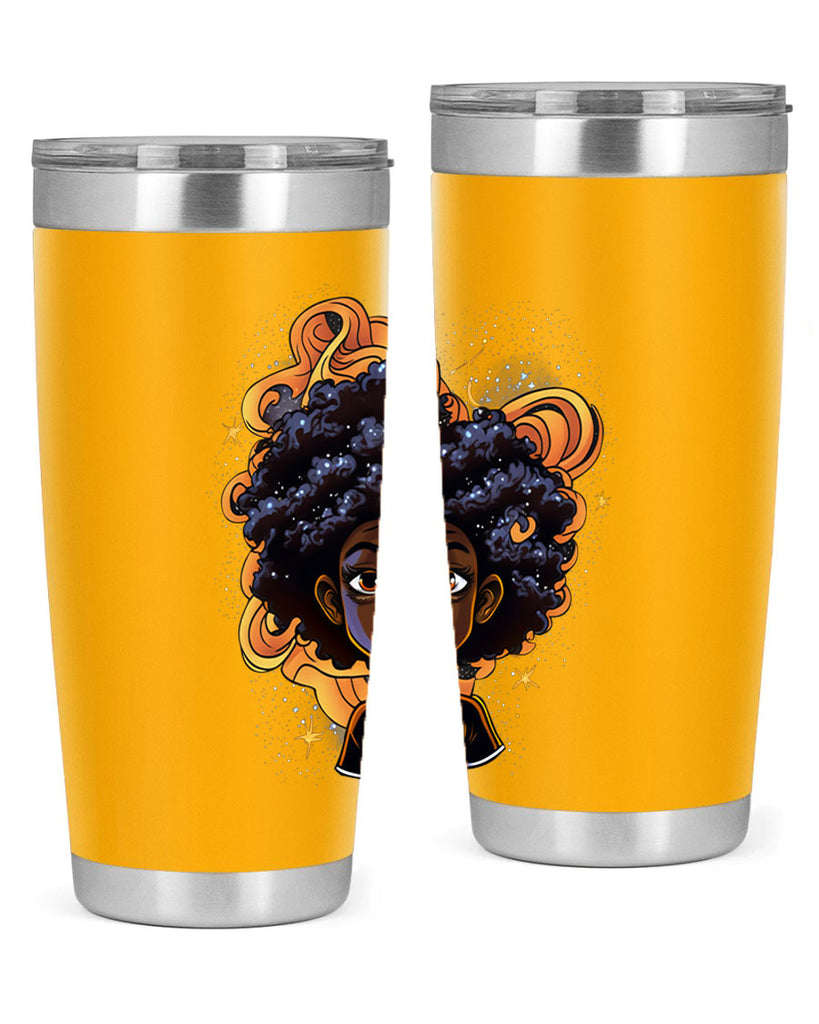 Sparkling Black Girl Design 12#- women-girls- Tumbler