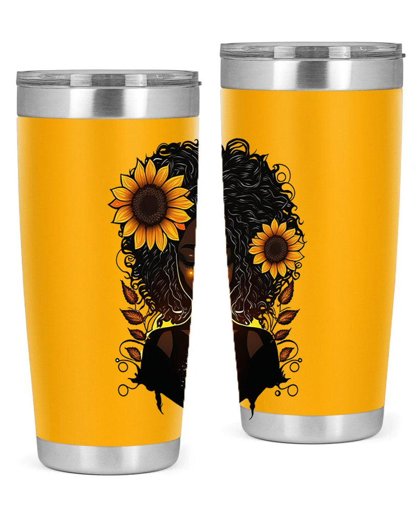 Sparkling Black Girl Design 13#- women-girls- Tumbler