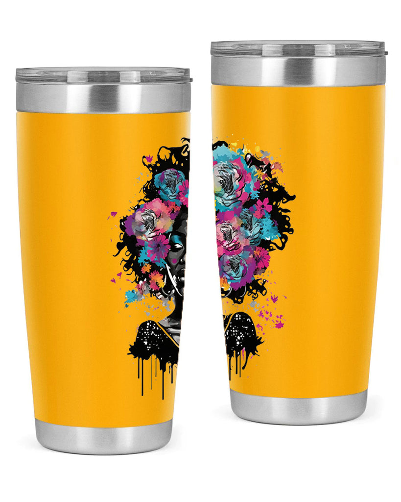 Sparkling Black Girl Design 17#- women-girls- Tumbler