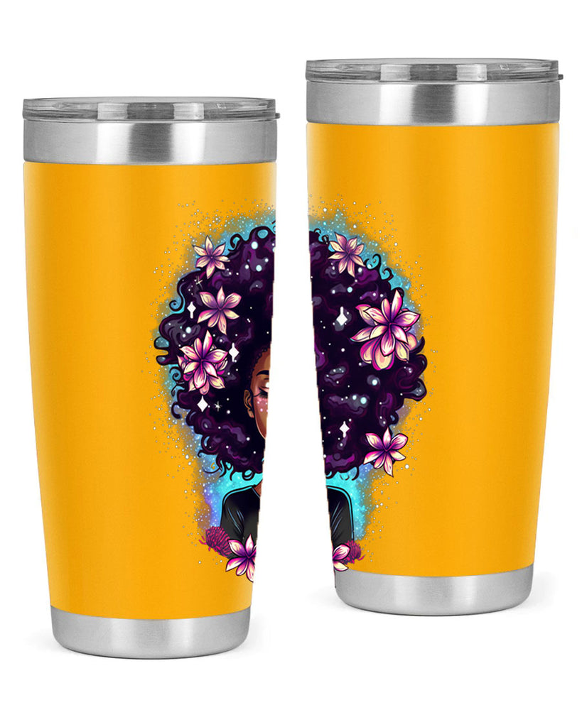 Sparkling Black Girl Design 3#- women-girls- Tumbler