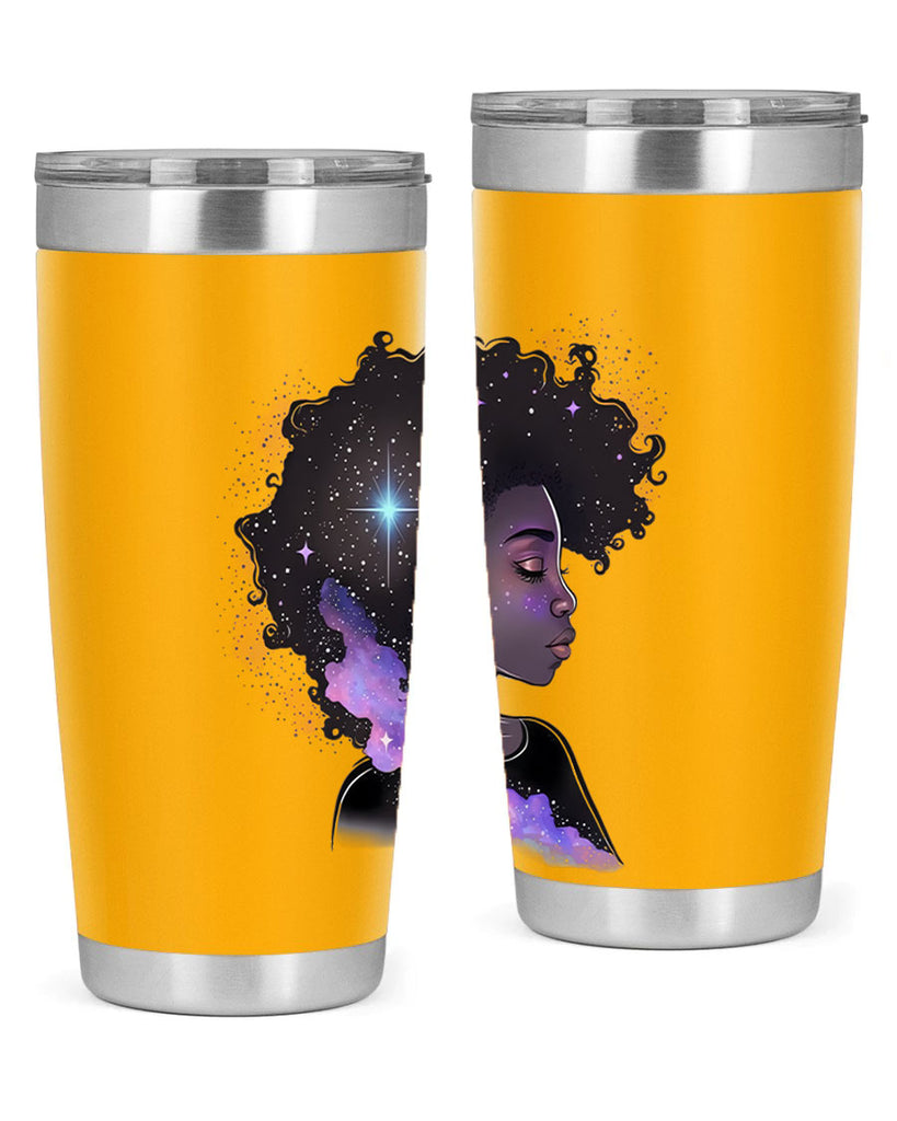 Sparkling Black Girl Design 4#- women-girls- Tumbler