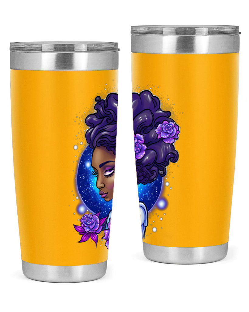 Sparkling Black Girl Design 7#- women-girls- Tumbler