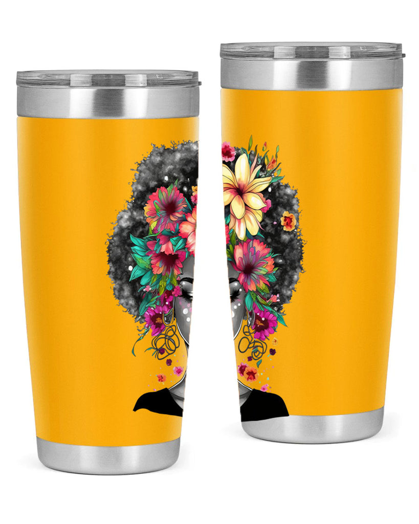 Sparkling Black Girl Design 9#- women-girls- Tumbler