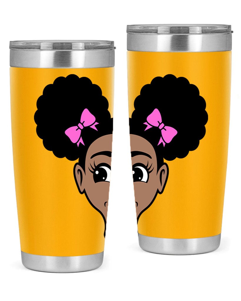 afro puffs girl 76#- women-girls- Tumbler