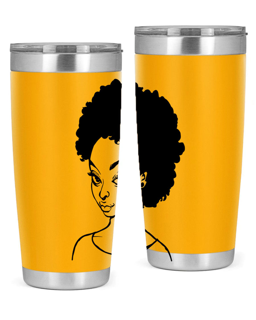 afro woman girl lady 68#- women-girls- Tumbler