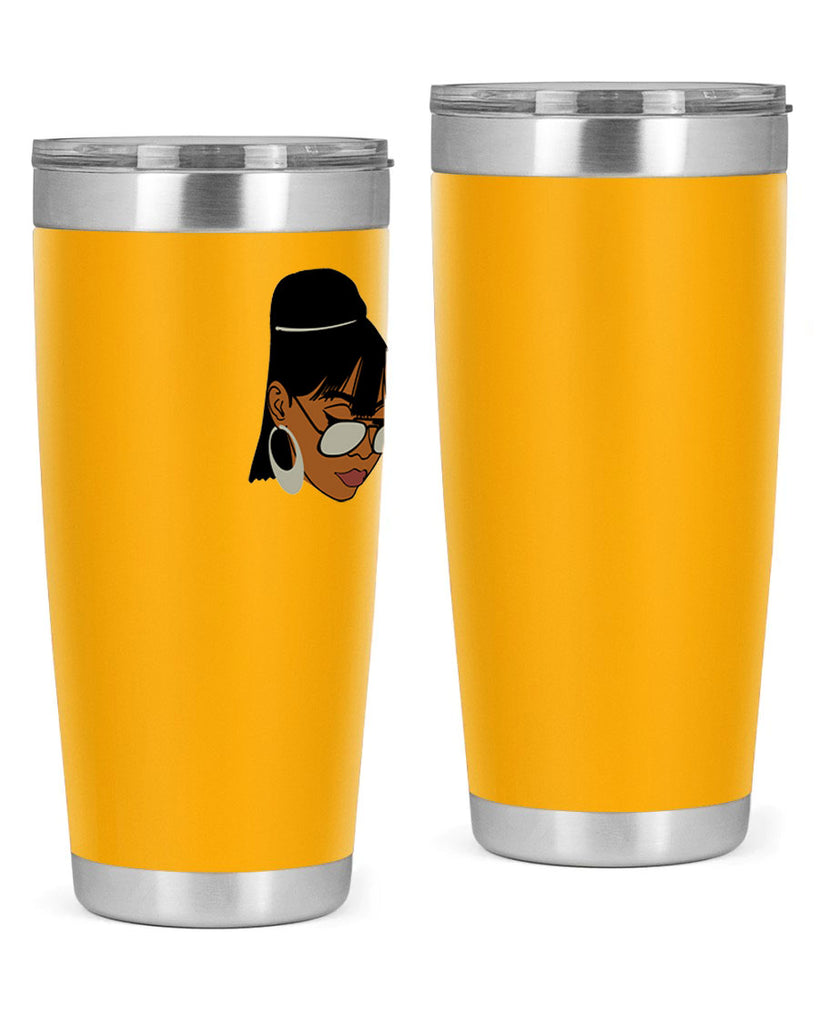 black afro 40#- women-girls- Tumbler