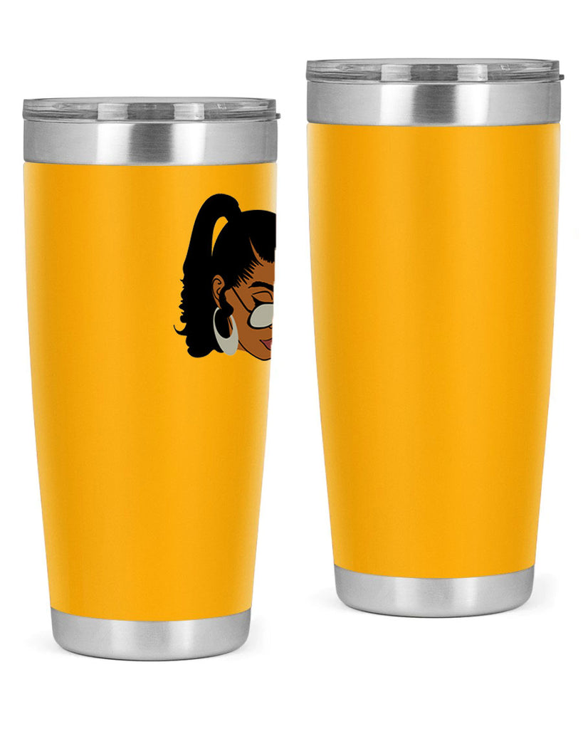 black afro 42#- women-girls- Tumbler