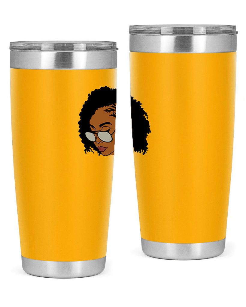 black afro 47#- women-girls- Tumbler