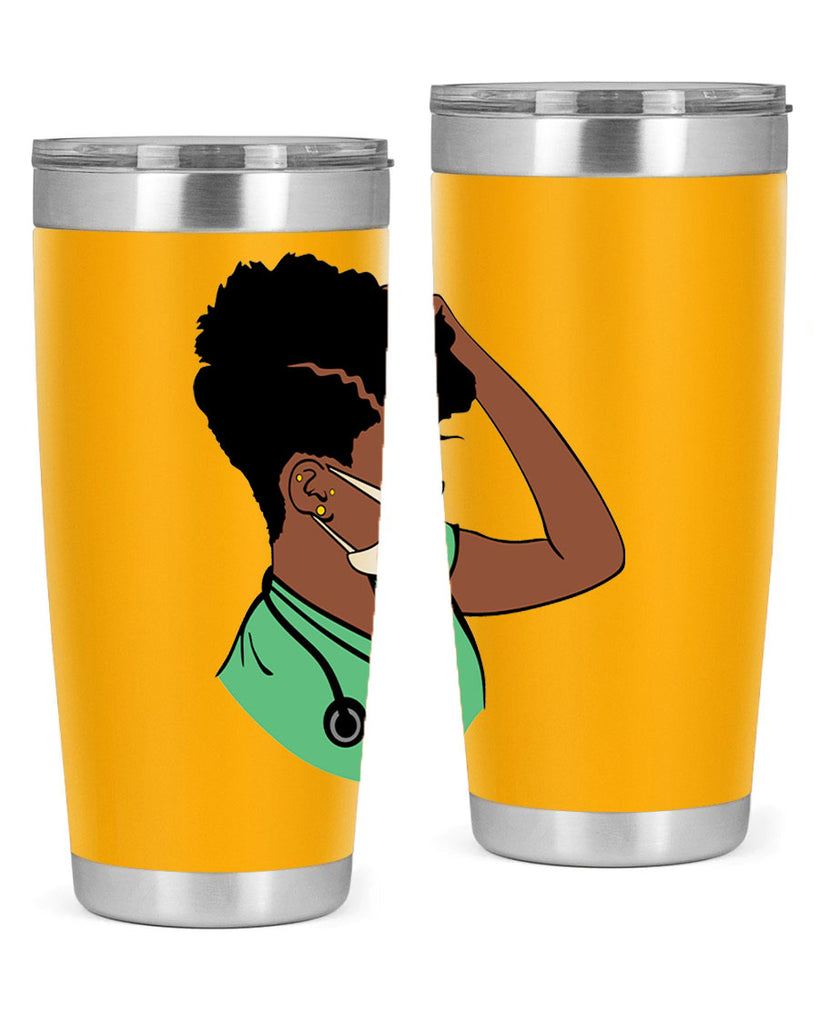 black nurse 2#- women-girls- Tumbler