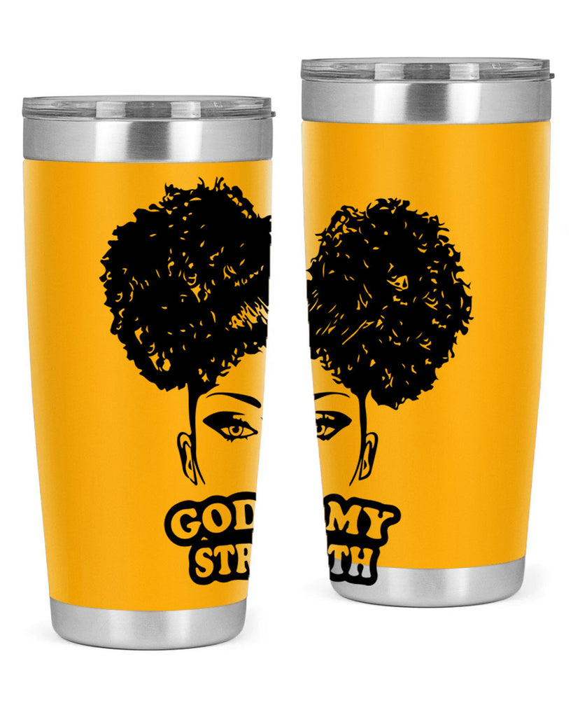god is my strength 2#- women-girls- Tumbler