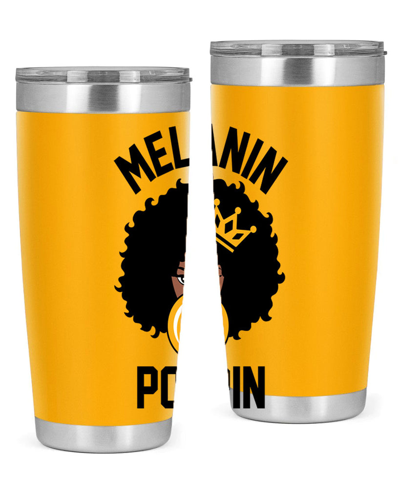 melanin poppin afro girl 25#- women-girls- Tumbler
