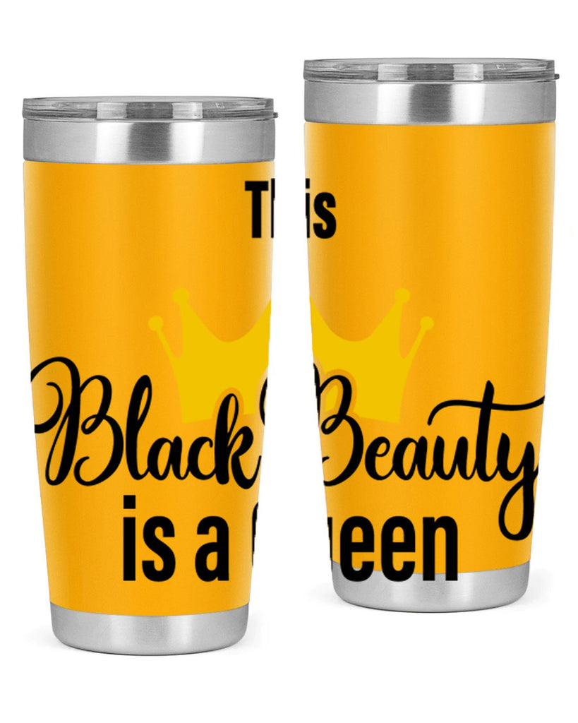 this black beauty is a queen Style 3#- women-girls- Tumbler