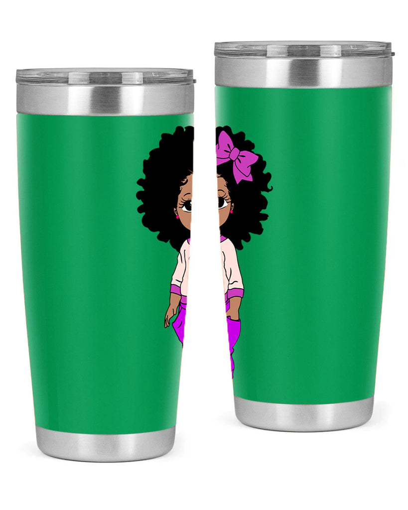 Black girl style 10#- women-girls- Tumbler