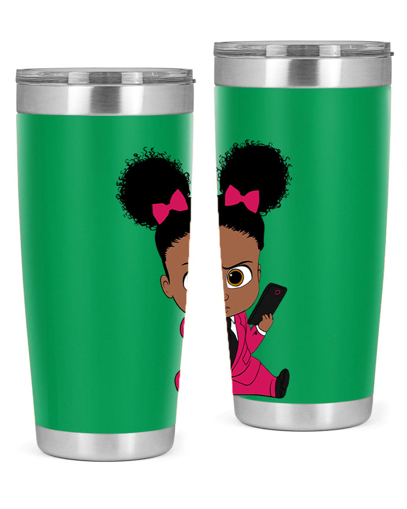 Black girl style 3#- women-girls- Tumbler