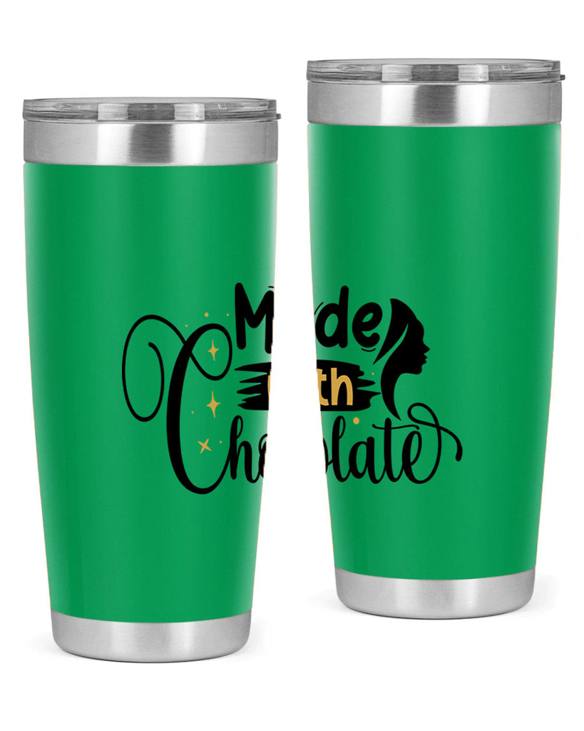 Made with chocolate Style 24#- women-girls- Tumbler