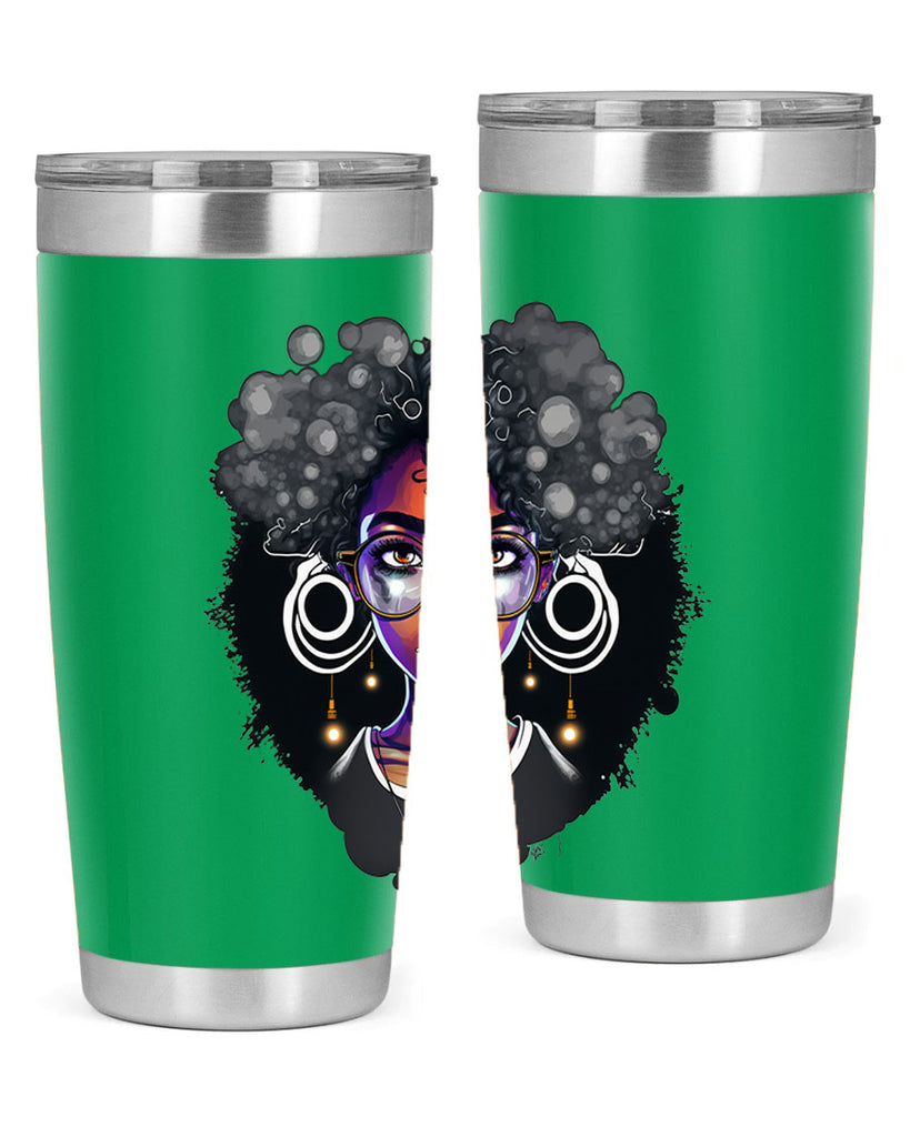 Sparkling Black Girl Design 10#- women-girls- Tumbler