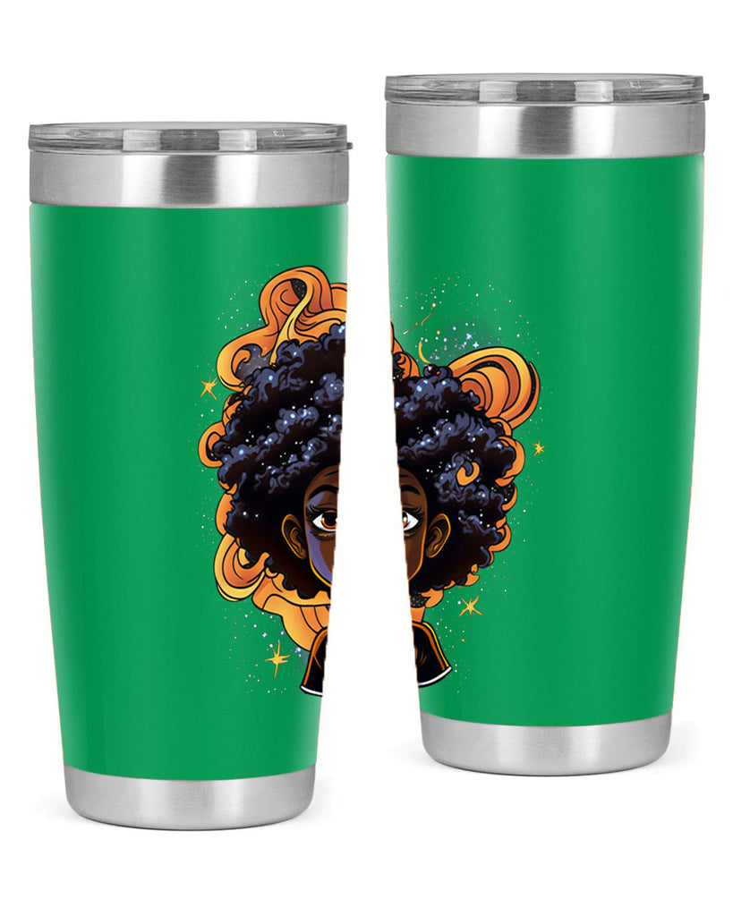 Sparkling Black Girl Design 12#- women-girls- Tumbler