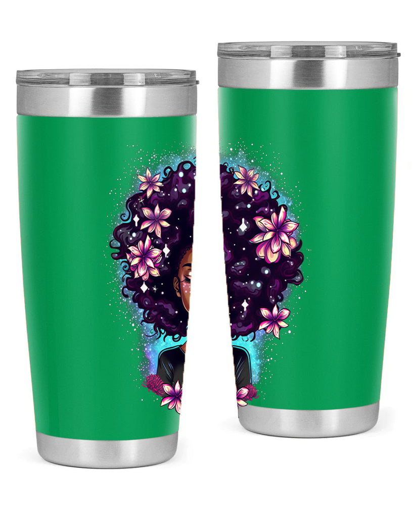 Sparkling Black Girl Design 3#- women-girls- Tumbler