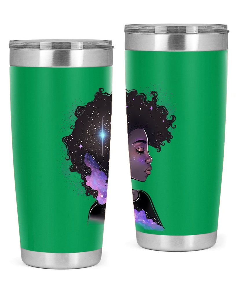 Sparkling Black Girl Design 4#- women-girls- Tumbler