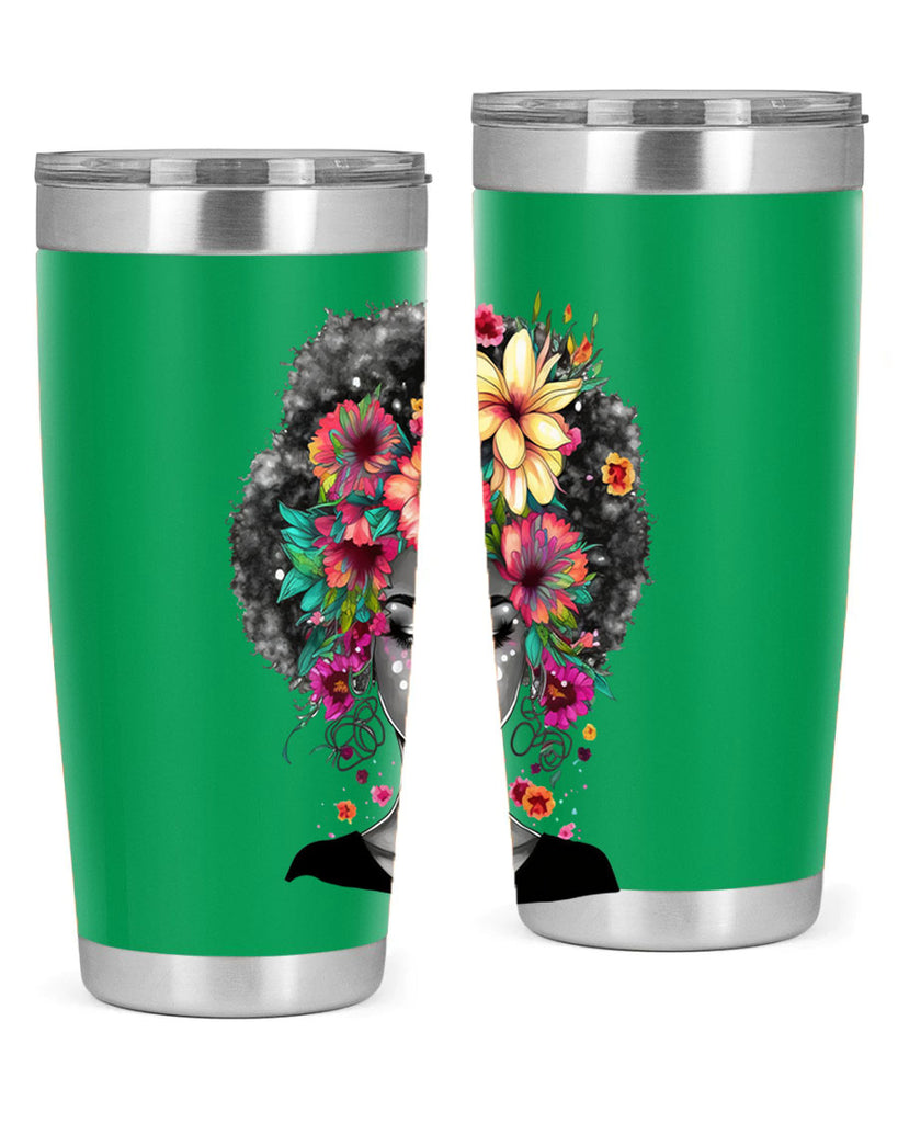 Sparkling Black Girl Design 9#- women-girls- Tumbler