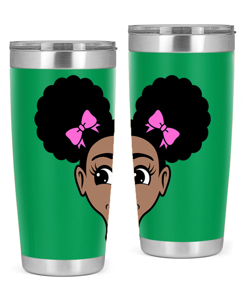 afro puffs girl 76#- women-girls- Tumbler