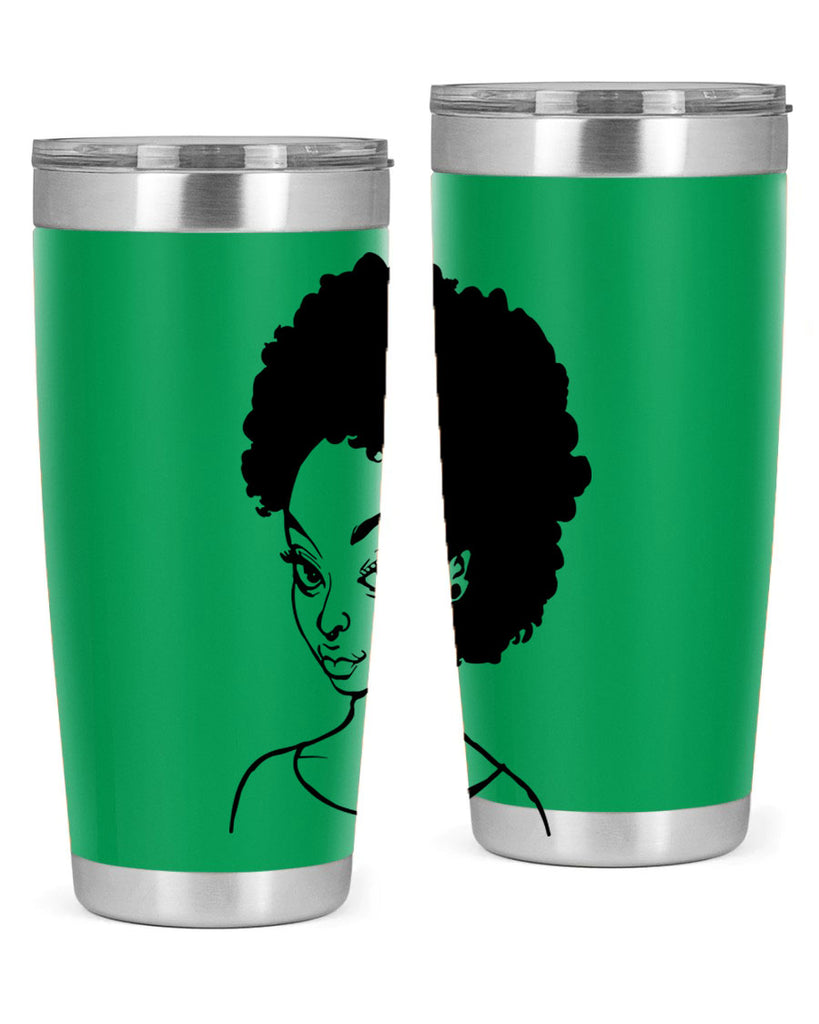 afro woman girl lady 68#- women-girls- Tumbler