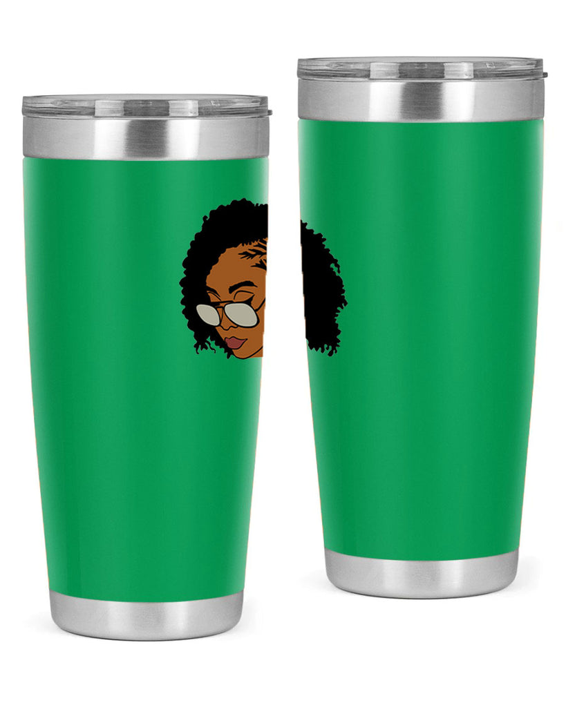 black afro 47#- women-girls- Tumbler