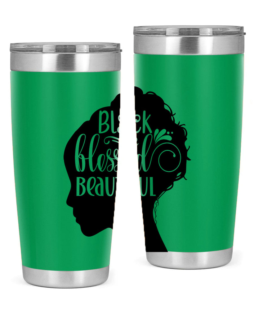 black blessed beautiful Style 62#- women-girls- Tumbler