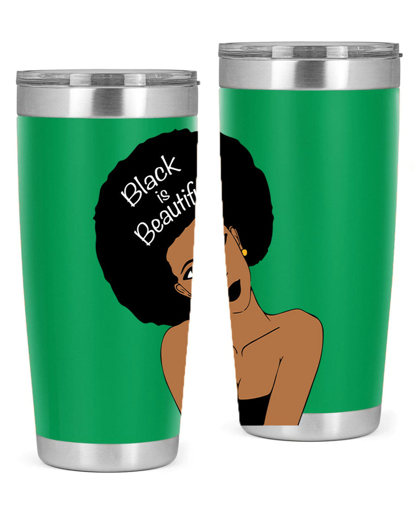 black is beautiful 13#- women-girls- Tumbler