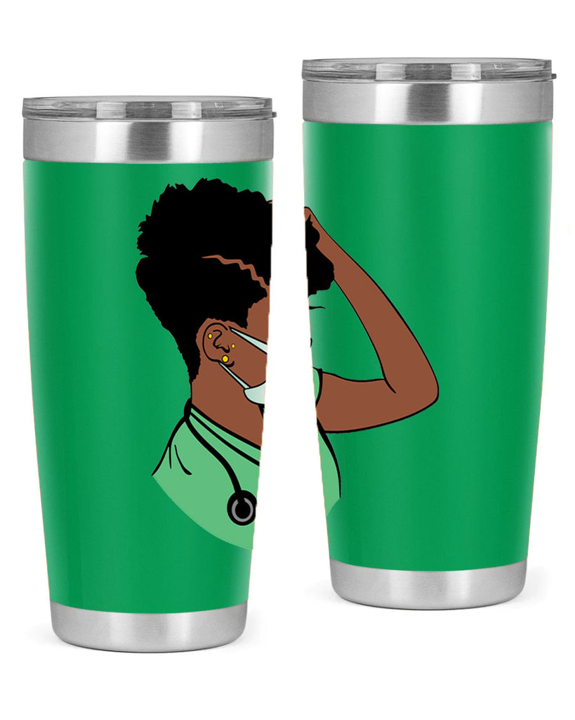 black nurse 2#- women-girls- Tumbler