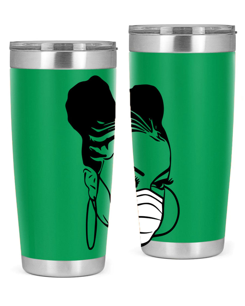 black nurse 6#- women-girls- Tumbler