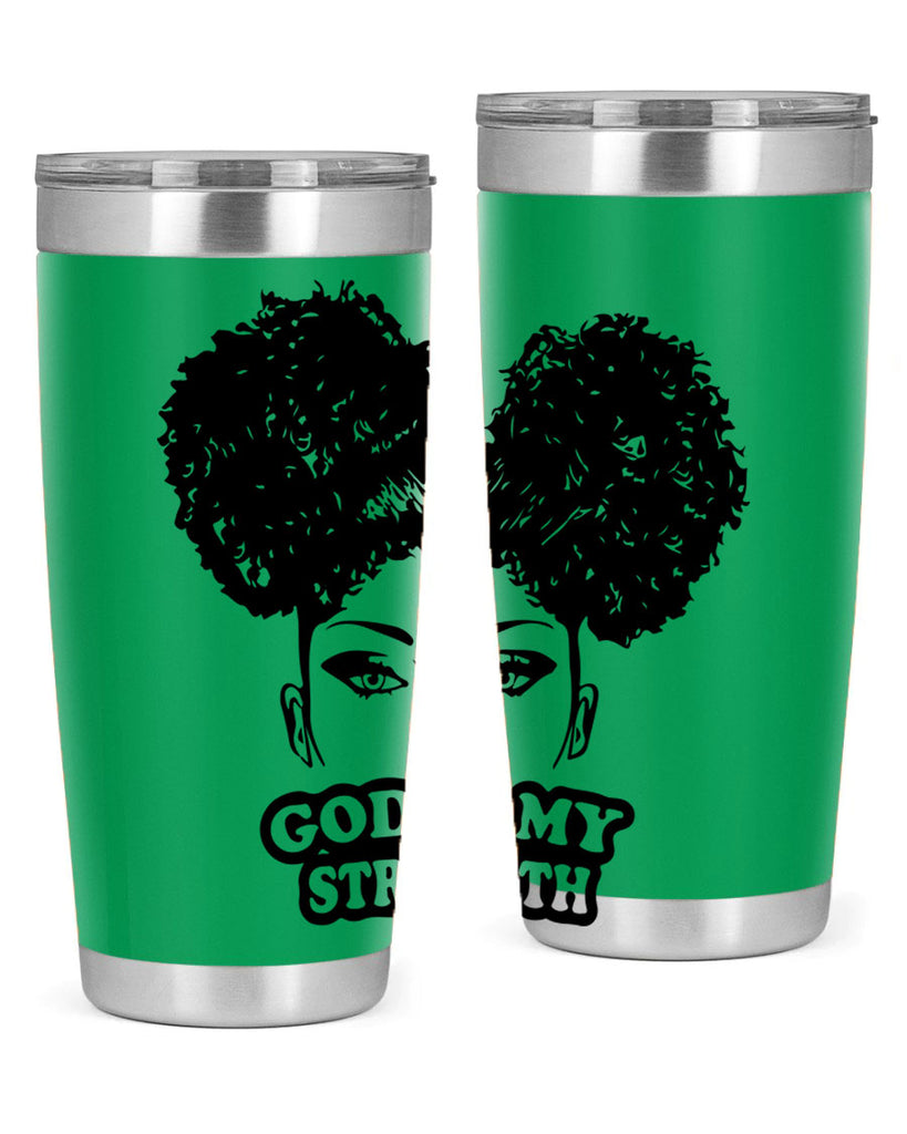 god is my strength 2#- women-girls- Tumbler
