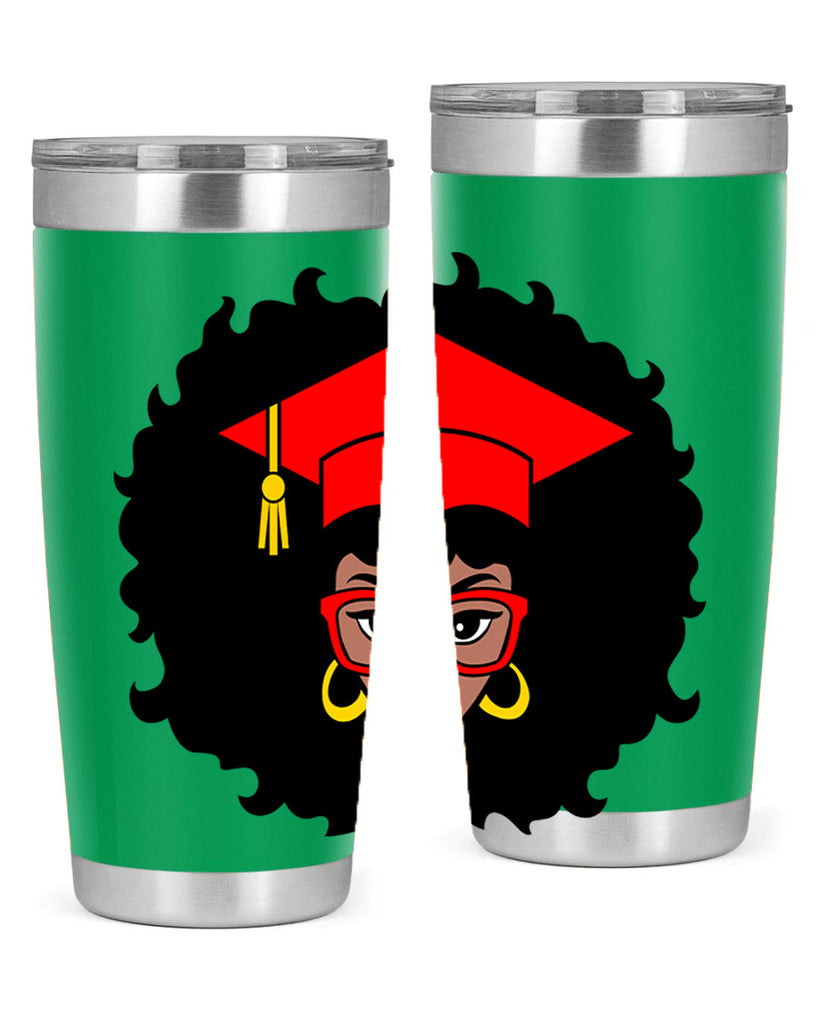 graduation black woman 32#- women-girls- Tumbler