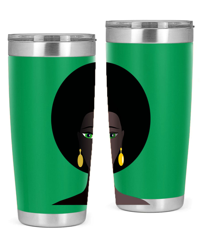 machovka black woman with green eyes 27#- women-girls- Tumbler