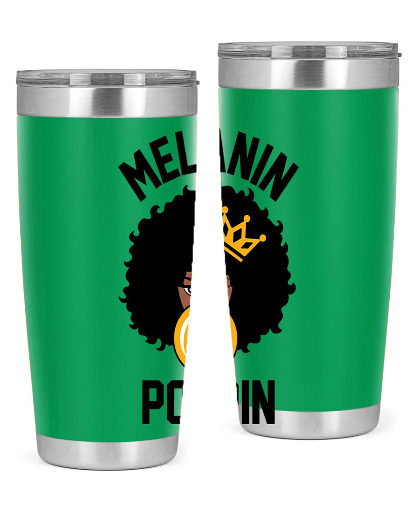 melanin poppin afro girl 25#- women-girls- Tumbler
