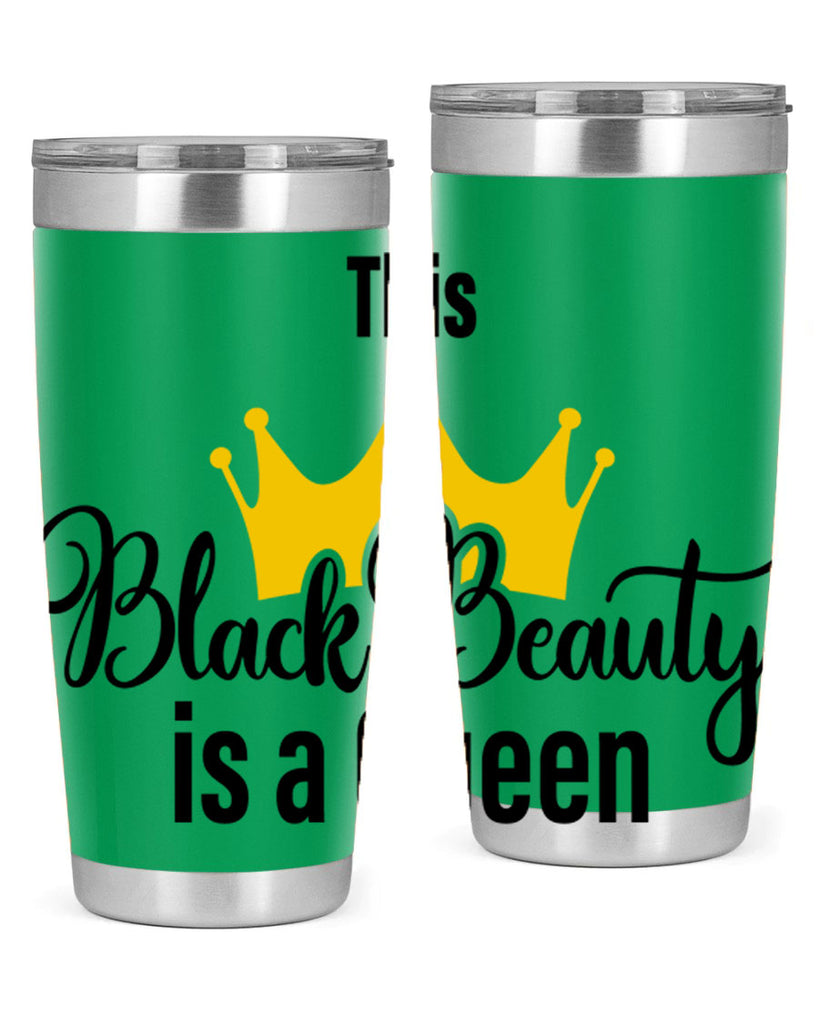 this black beauty is a queen Style 3#- women-girls- Tumbler