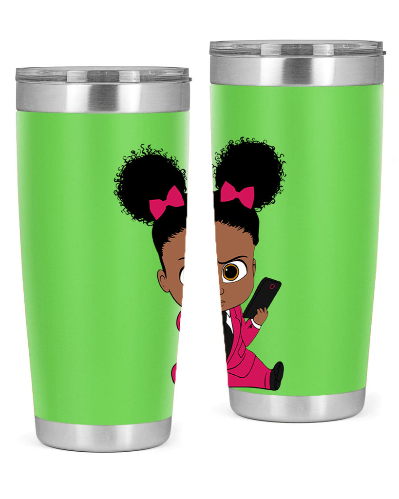 Black girl style 3#- women-girls- Tumbler