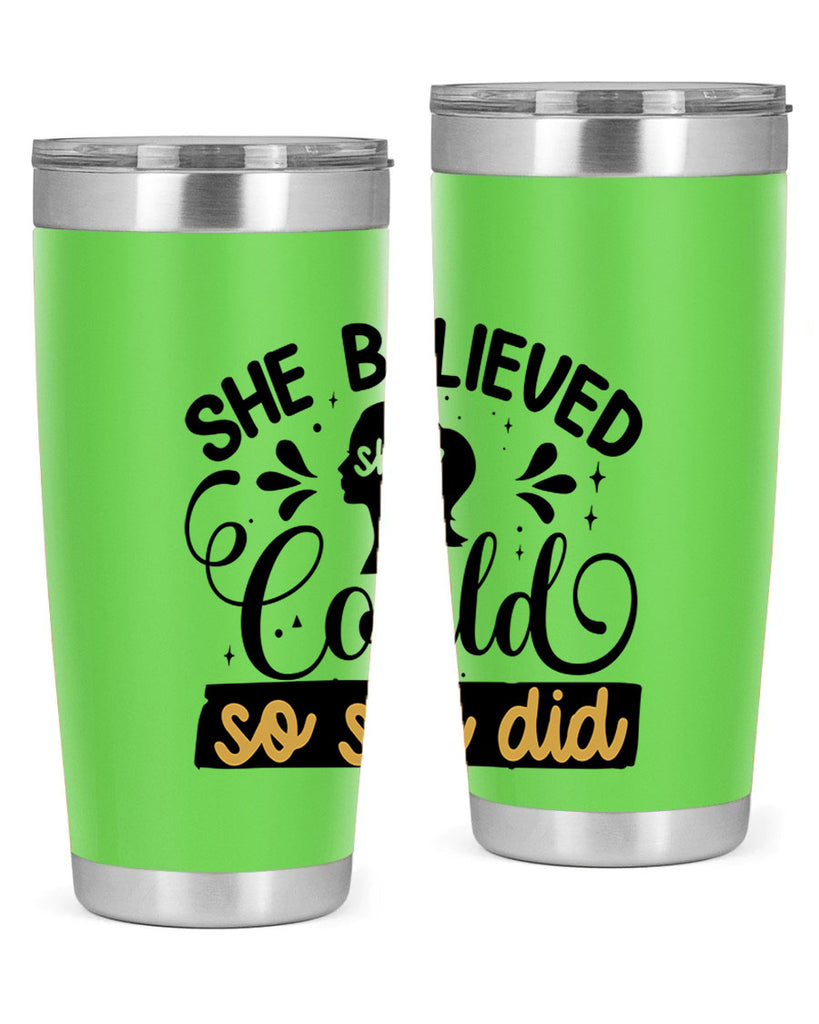 She believed she could she did Style 7#- women-girls- Tumbler