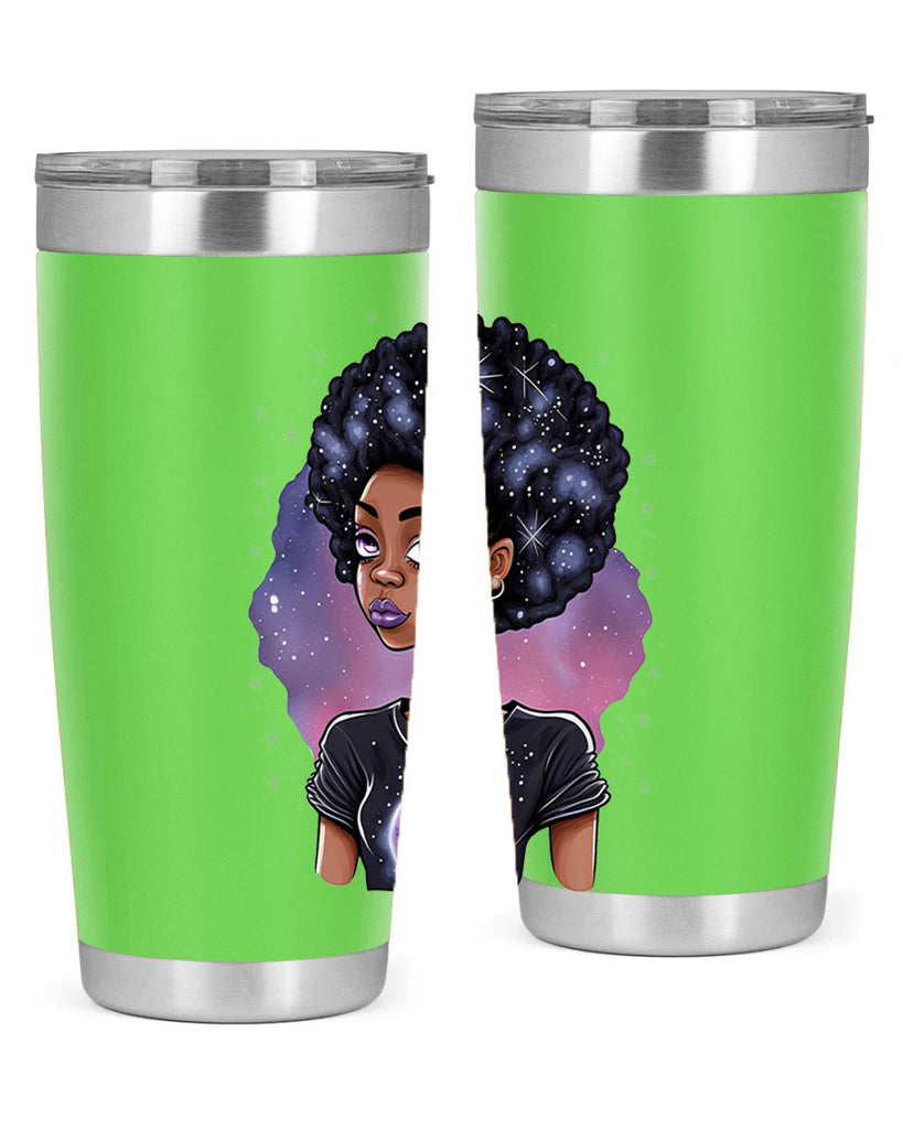 Sparkling Black Girl Design 11#- women-girls- Tumbler