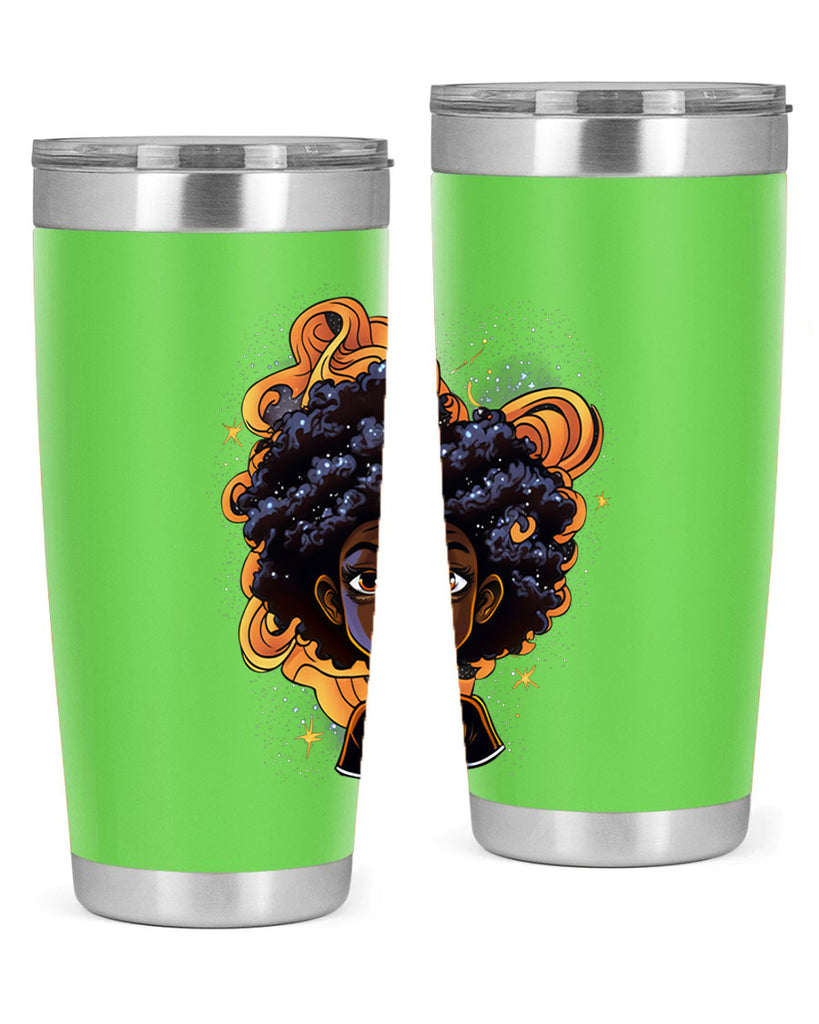Sparkling Black Girl Design 12#- women-girls- Tumbler