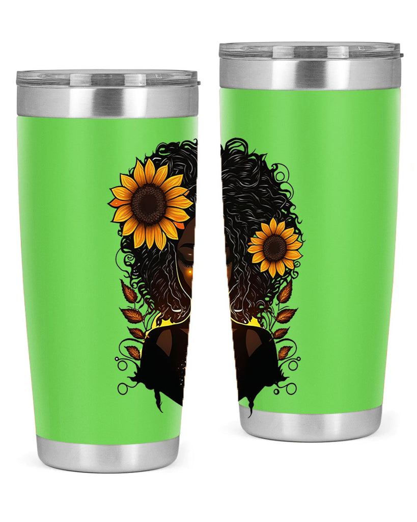Sparkling Black Girl Design 13#- women-girls- Tumbler