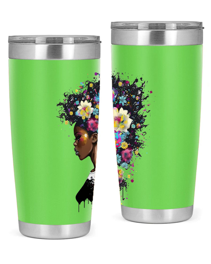 Sparkling Black Girl Design 2#- women-girls- Tumbler