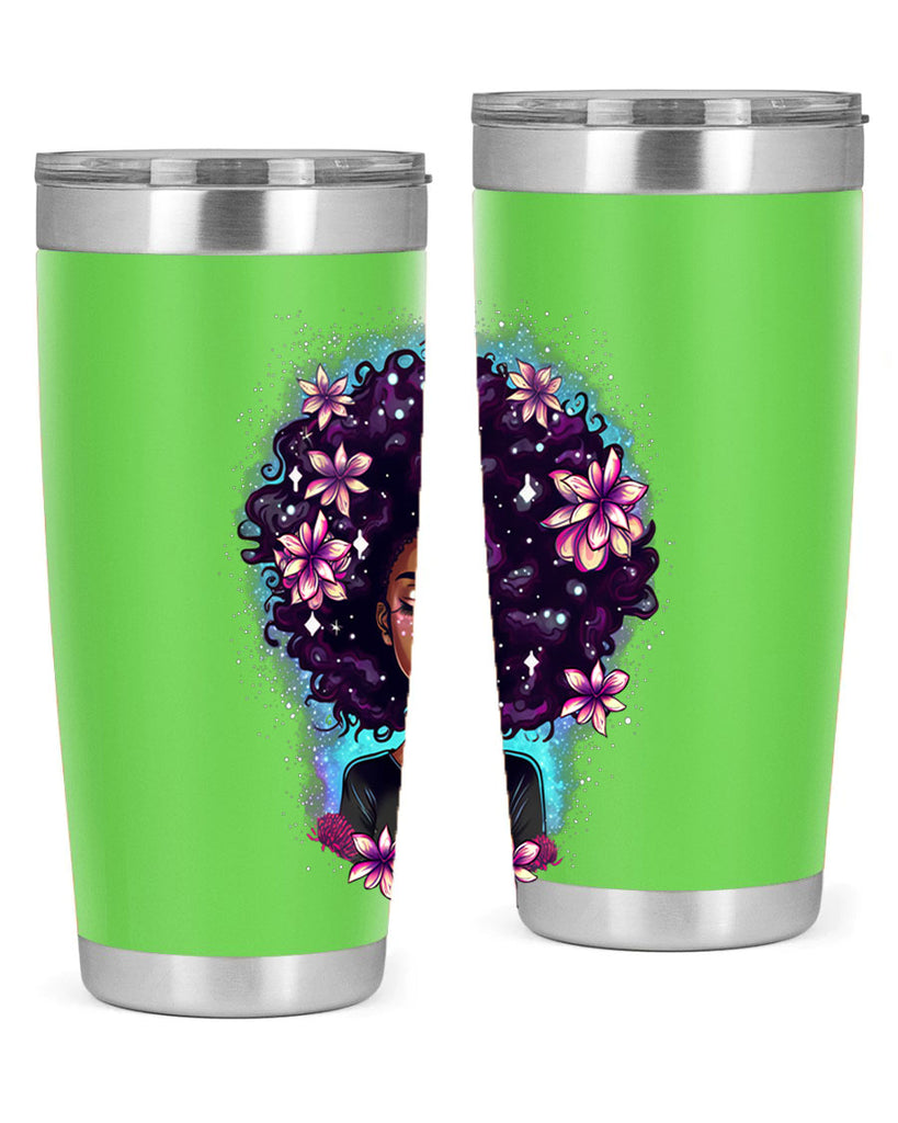 Sparkling Black Girl Design 3#- women-girls- Tumbler