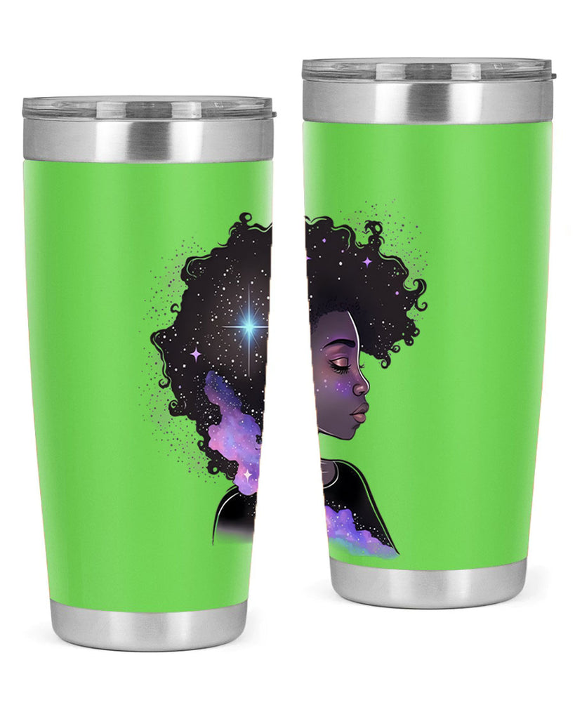Sparkling Black Girl Design 4#- women-girls- Tumbler