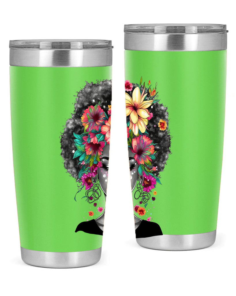Sparkling Black Girl Design 9#- women-girls- Tumbler