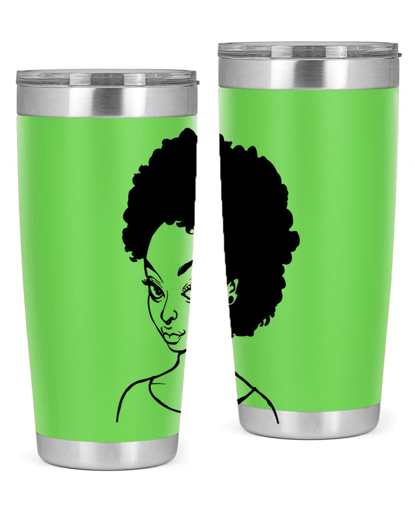 afro woman girl lady 68#- women-girls- Tumbler