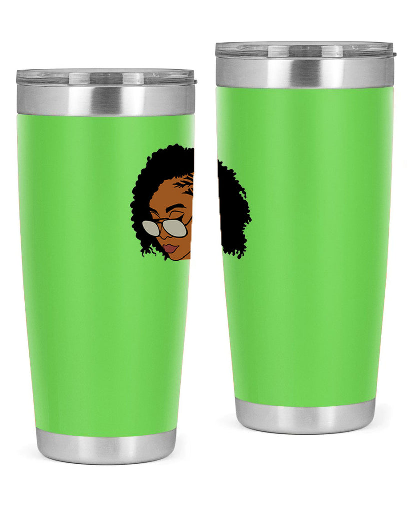 black afro 47#- women-girls- Tumbler