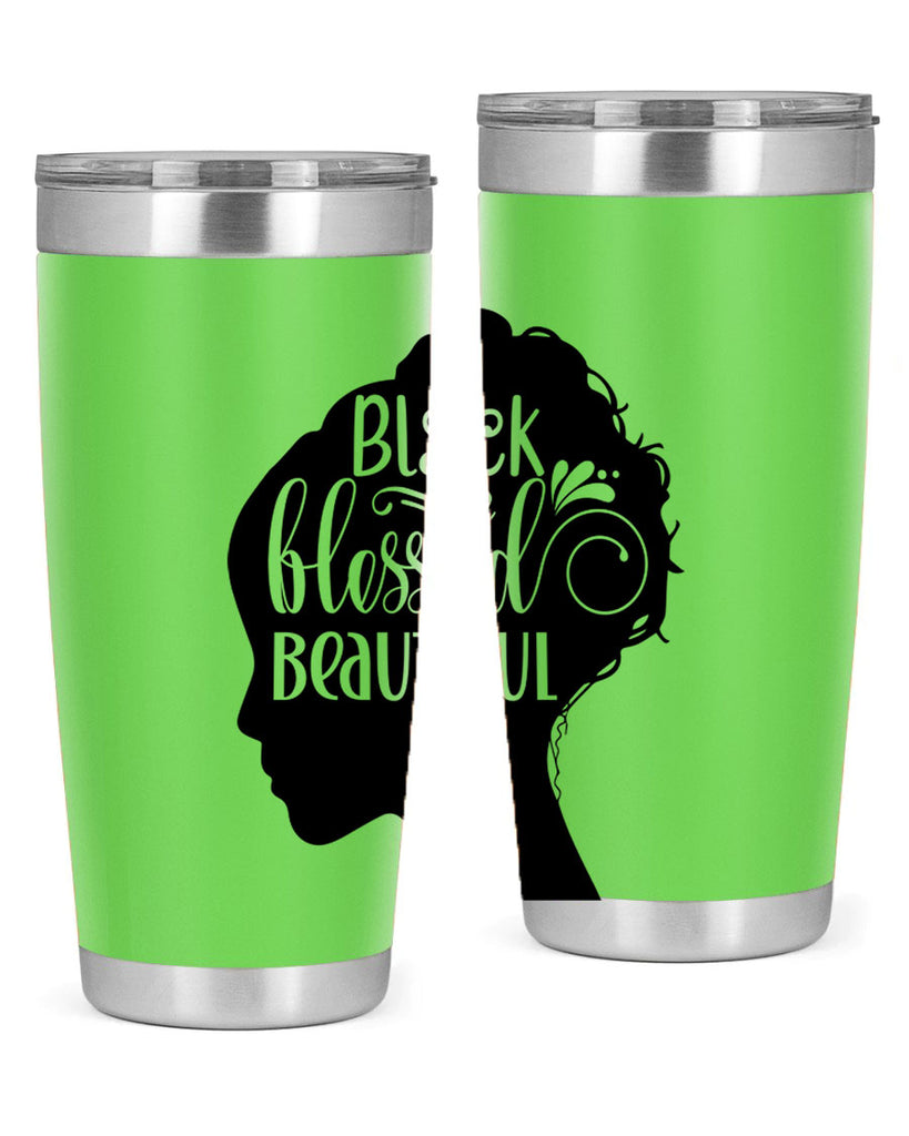 black blessed beautiful Style 62#- women-girls- Tumbler
