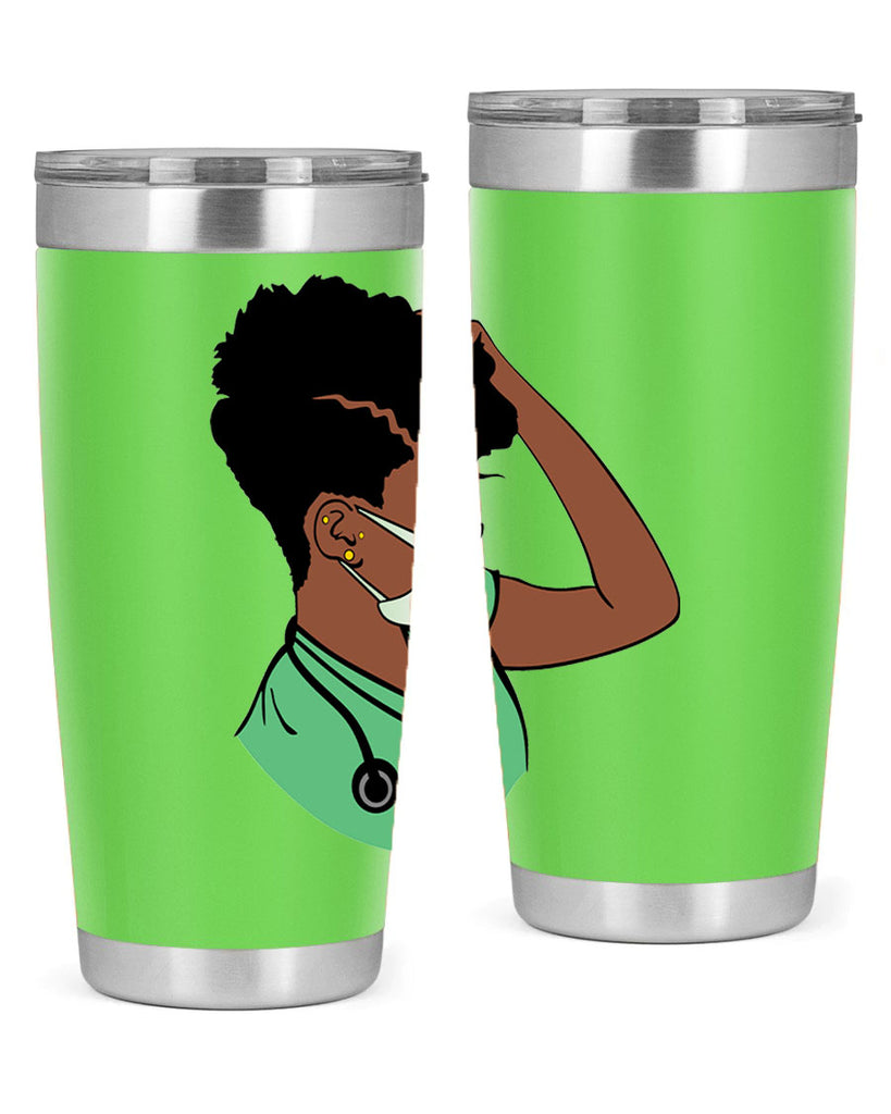 black nurse 2#- women-girls- Tumbler